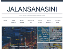 Tablet Screenshot of jalansanasini.com